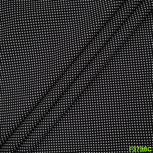 Polka Dot Print Pure Cotton Fabric-F3738